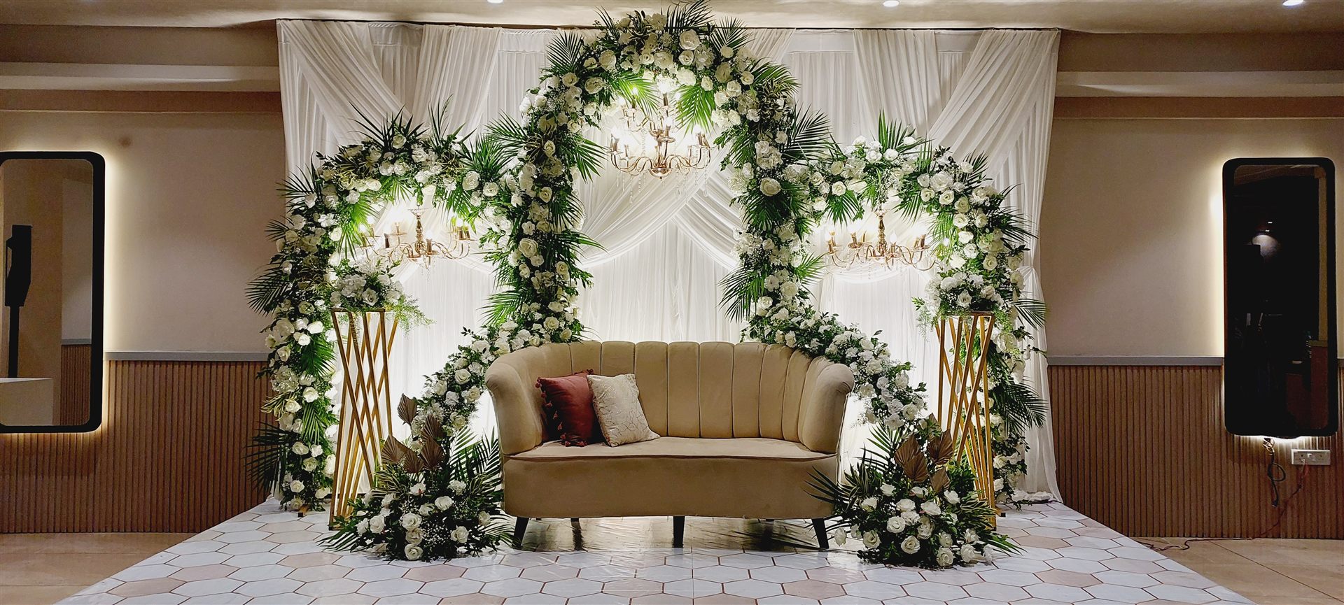 Celebration decor highlights by Creative Splash event planners Chennai
