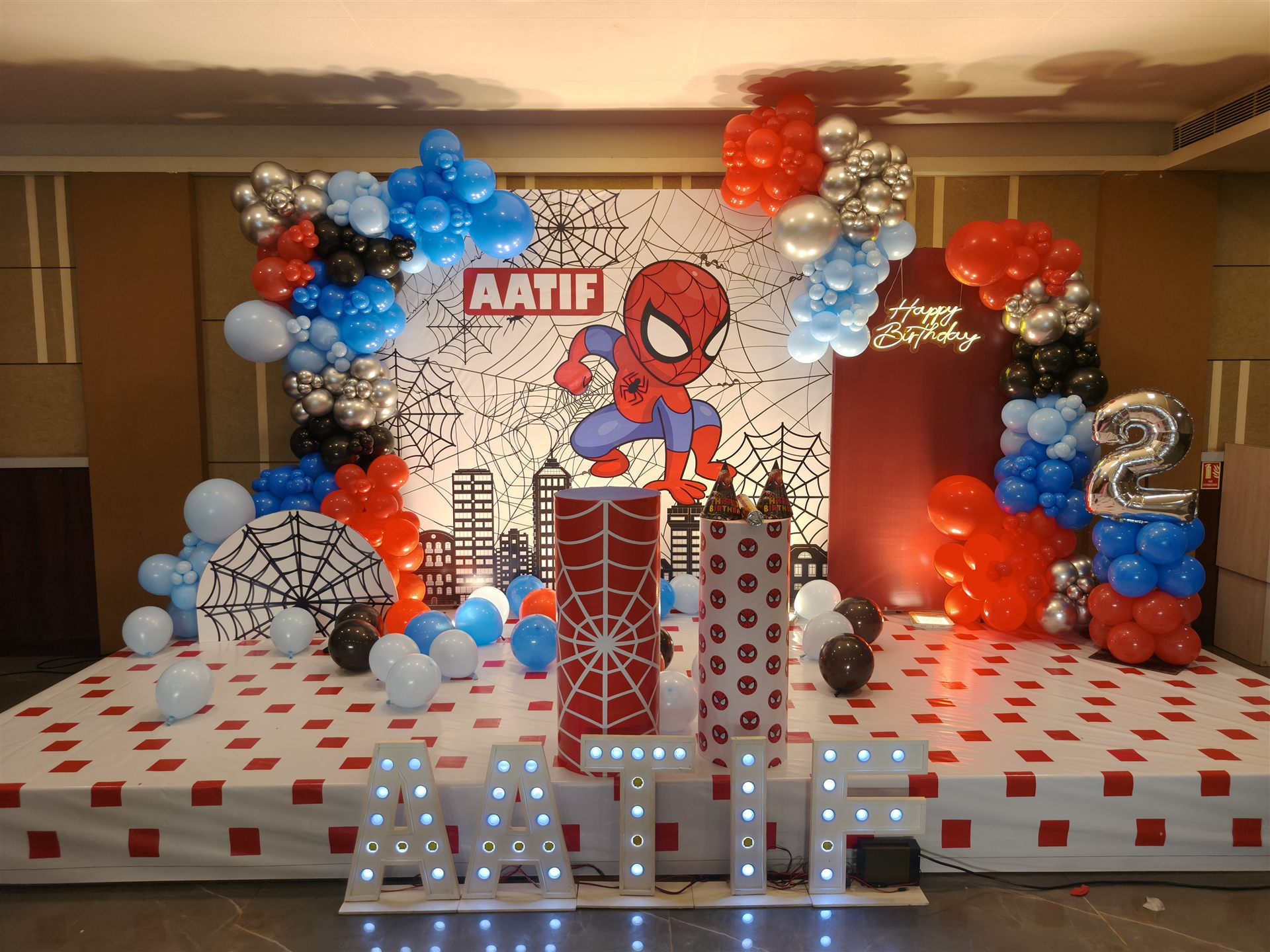 Premium wedding hall decoration by Creative Splash Chennai