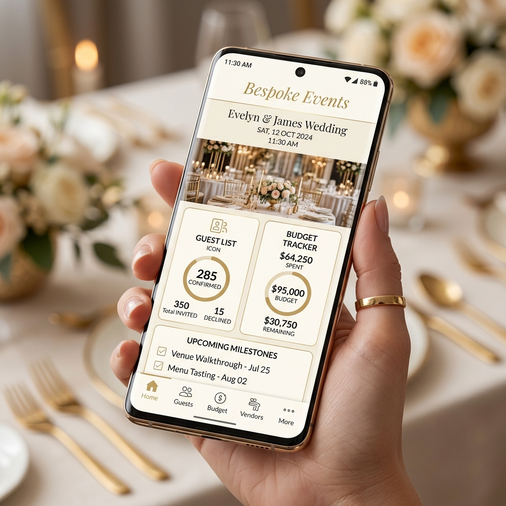 Event Planner App Mockup