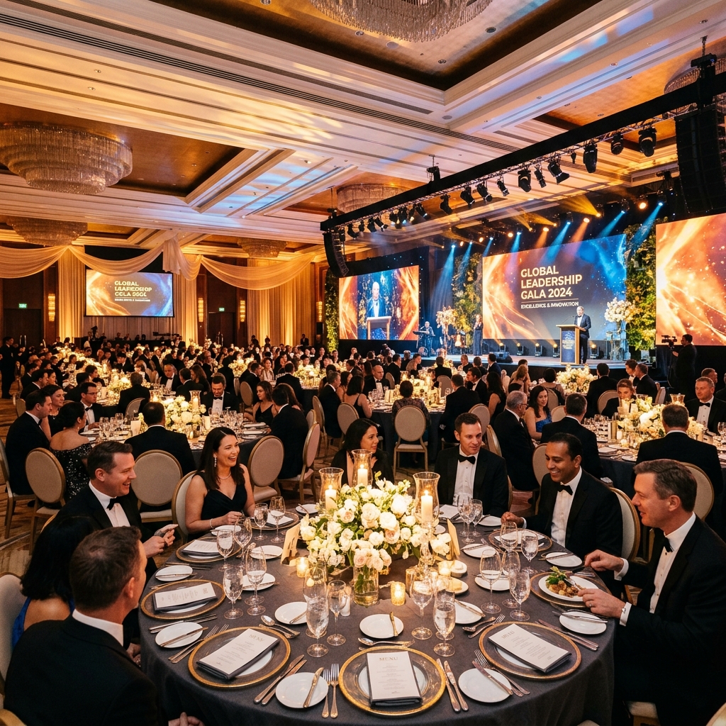High-scale Corporate Gala Setup